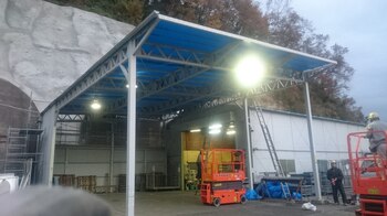 工場用テント